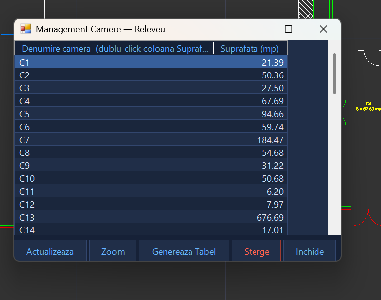 Management camere